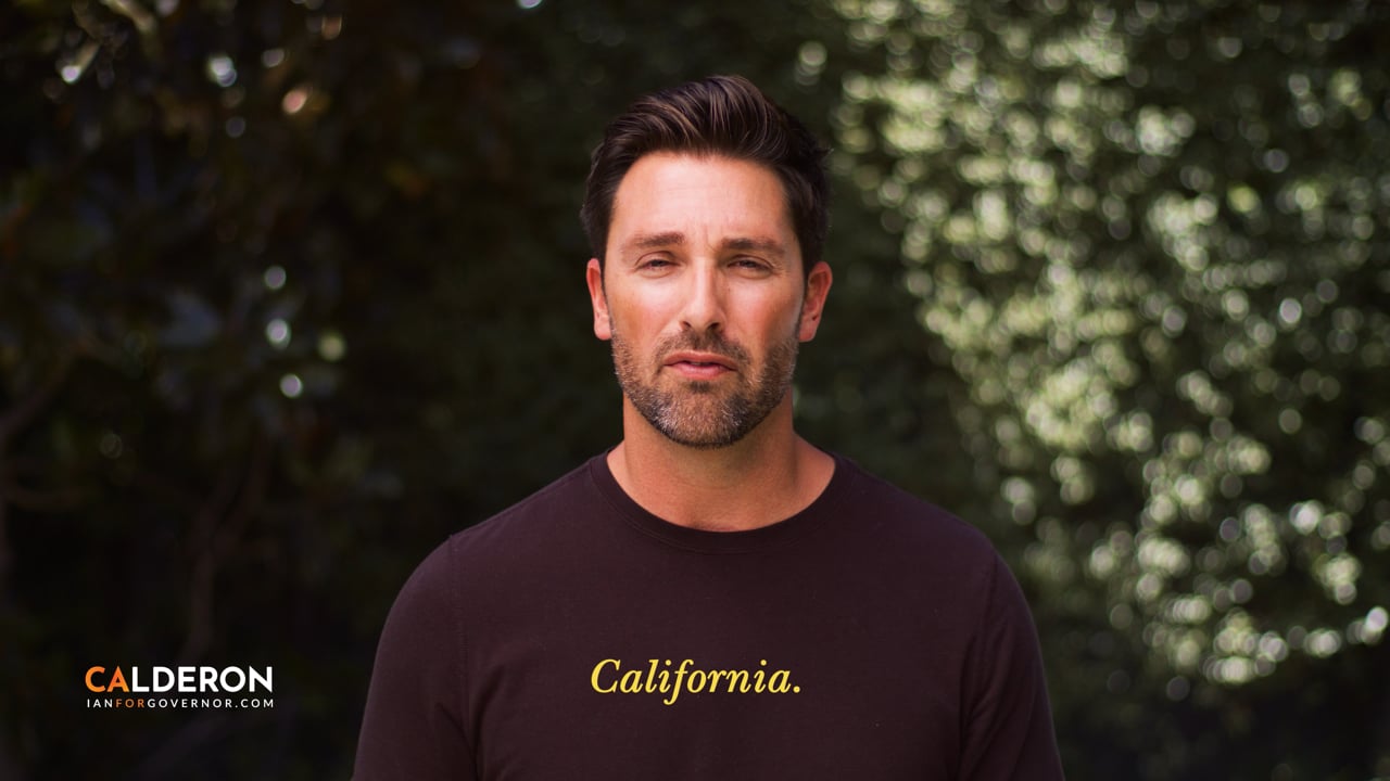 Ian Calderon Governor Announcement