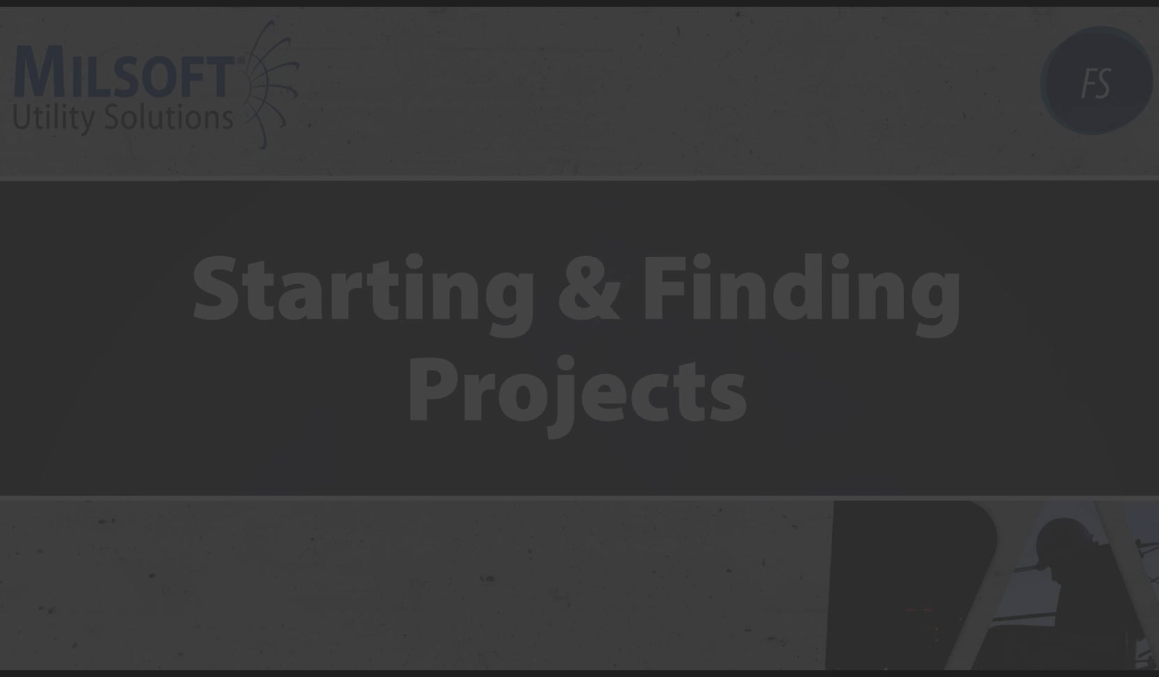 Staking an Overhead Line in FieldSyte™ - Starting & Finding Projects on ...