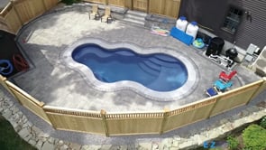 Complete Fiberglass Pool Project - Freeform Model
