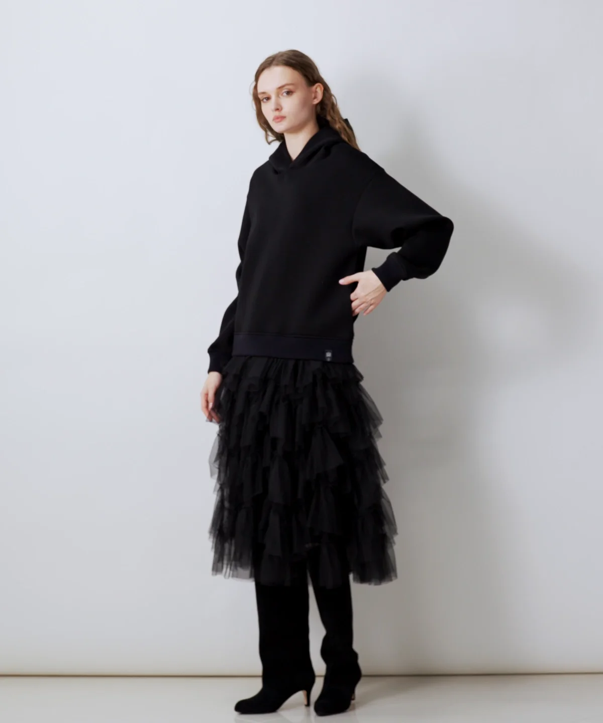【タグ付】ダブルスタンダードクロージング Sov. ソブ チュールドッキング DSC / チュールドッキングワンピース DRESS Night STORE | ダブル