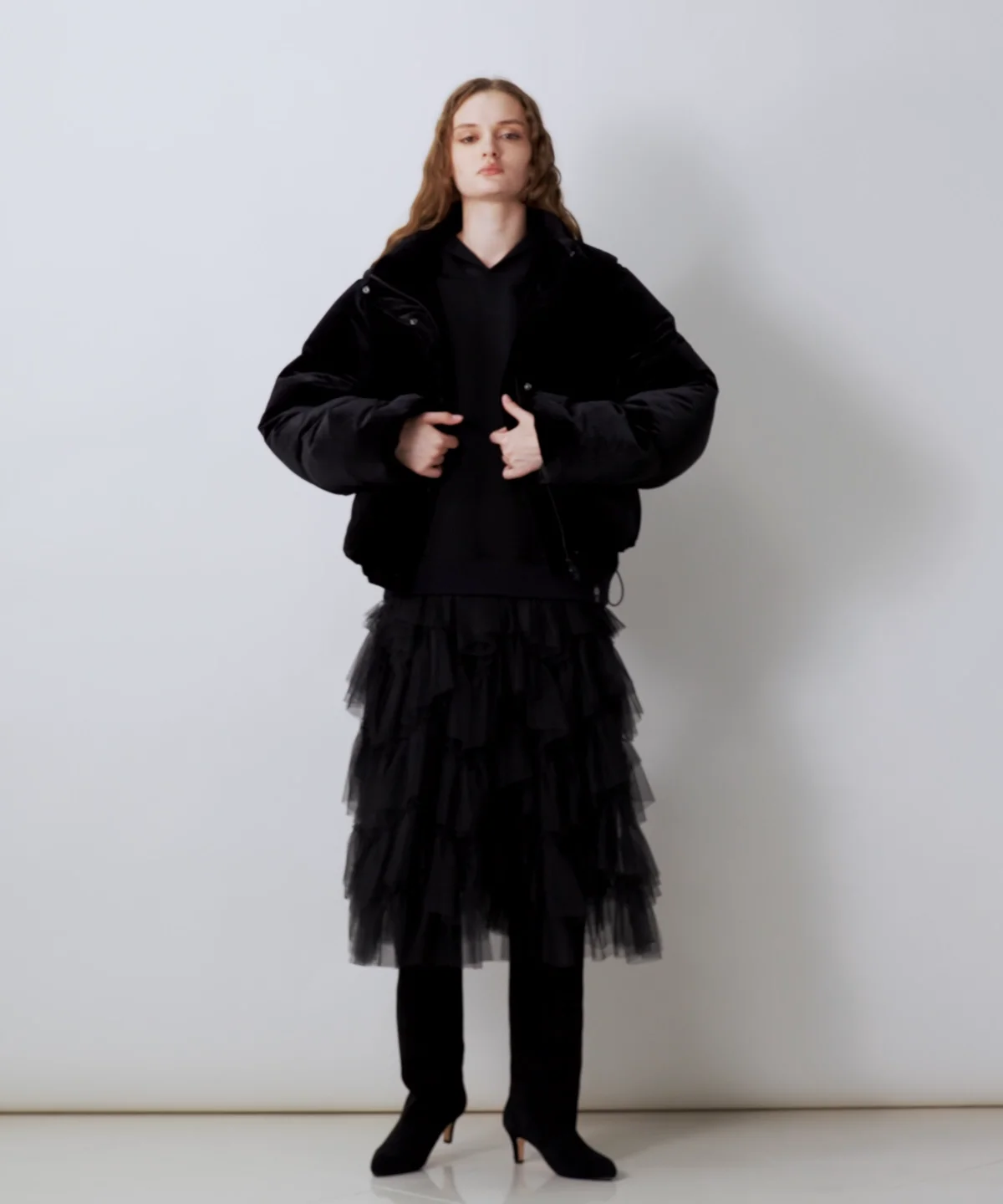 DSC / 2WAY ベロアダウンジャケット(SALE) OUTERS Night STORE