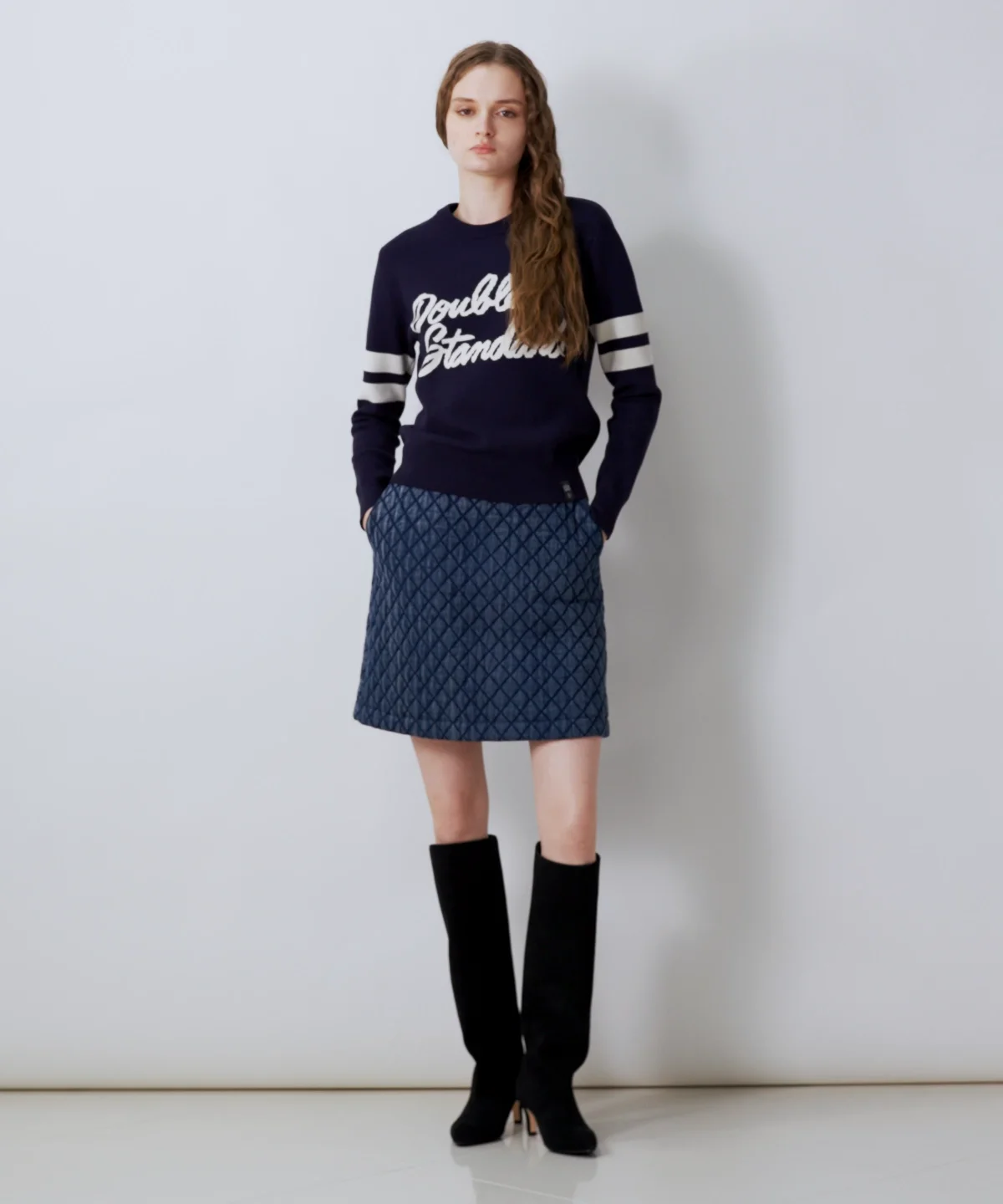 DSC / ロゴニットプルオーバー TOPS Night STORE | ダブルスタンダード