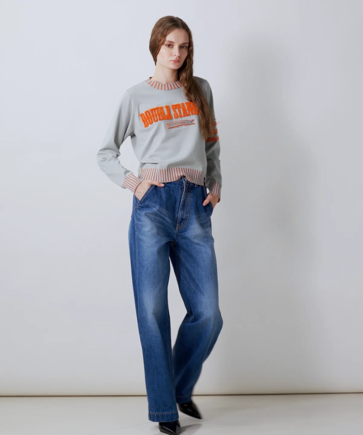 DSC / ロゴニットプルオーバー TOPS Night STORE | ダブルスタンダード