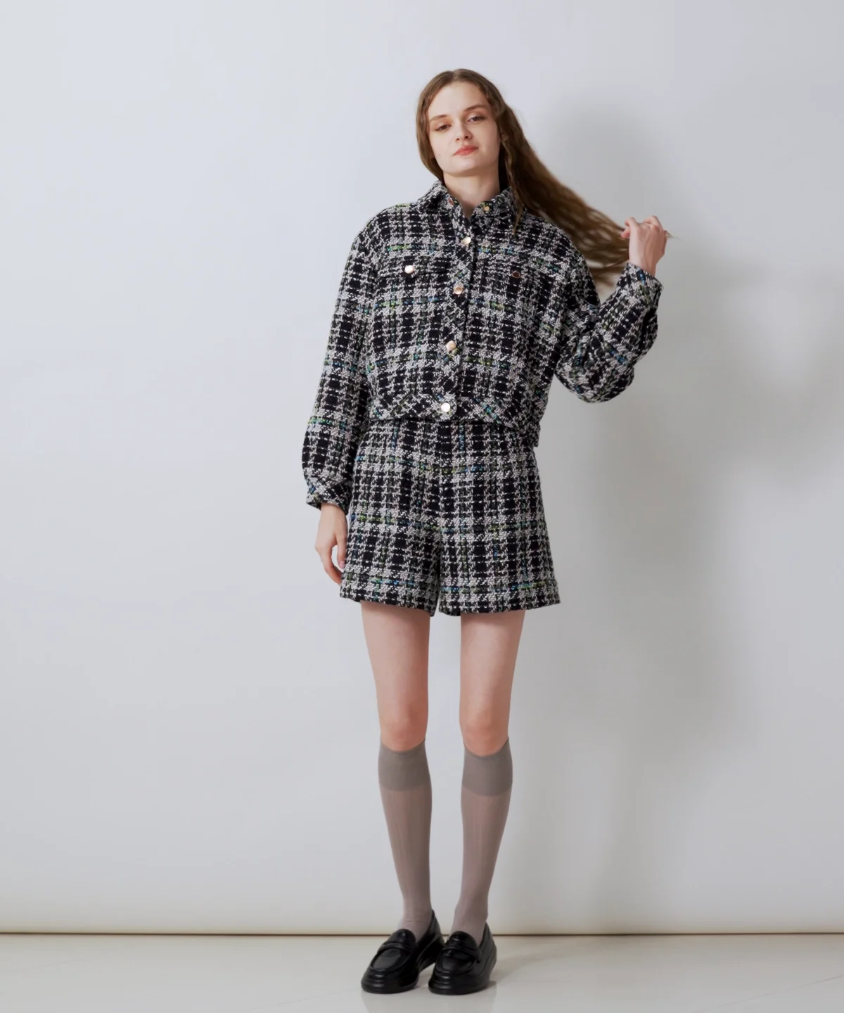 DSC / MIXツイードジャケット OUTERS Night STORE | ダブル