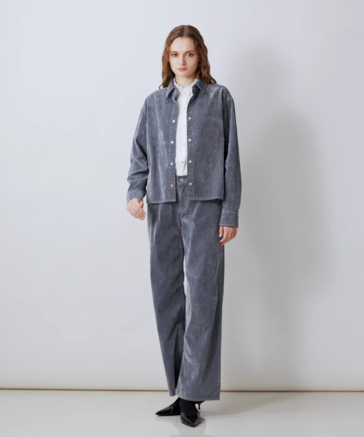 Sov. / デニムフロッキープリントパンツ BOTTOMS Night STORE | ダブル