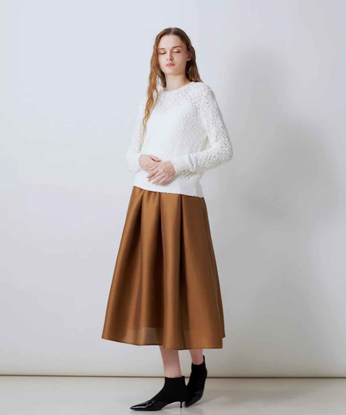 Sov. / 透かし柄スラブニット TOPS Night STORE | ダブルスタンダード