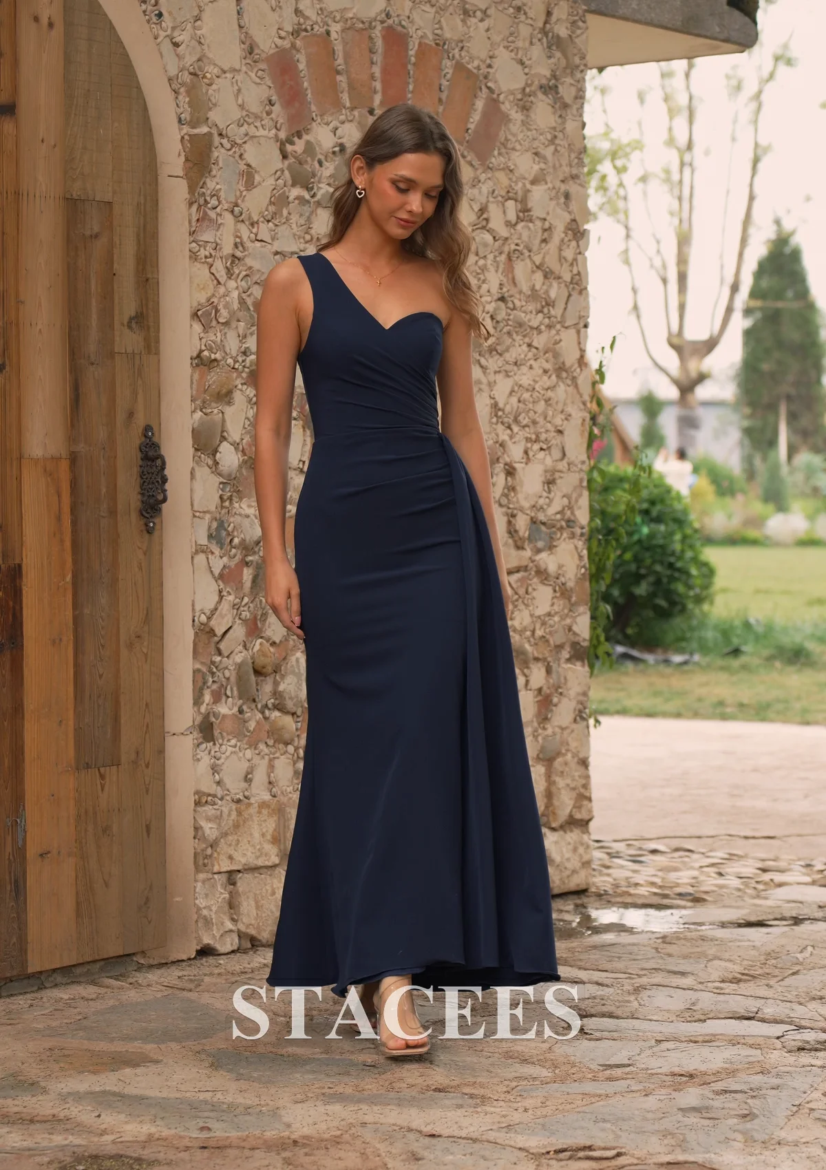 brown and blue bridesmaid dresses Brown Bridesmaid Dresses