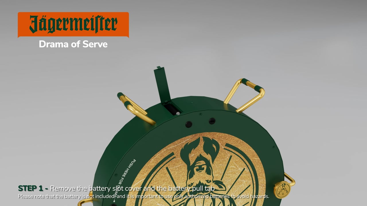 Jagermeister_Drama of Serve_animation - Design and developed by Dekkers