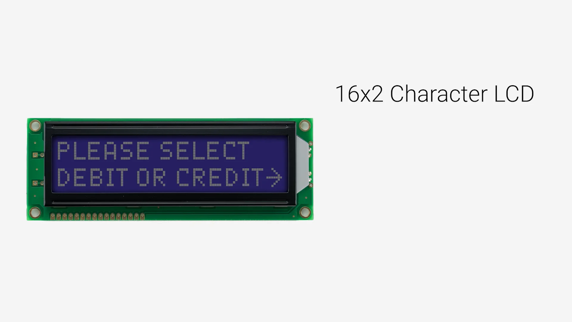16x2 Character LCD | STN- Blue Display SZ with White Side Backlight 5V
