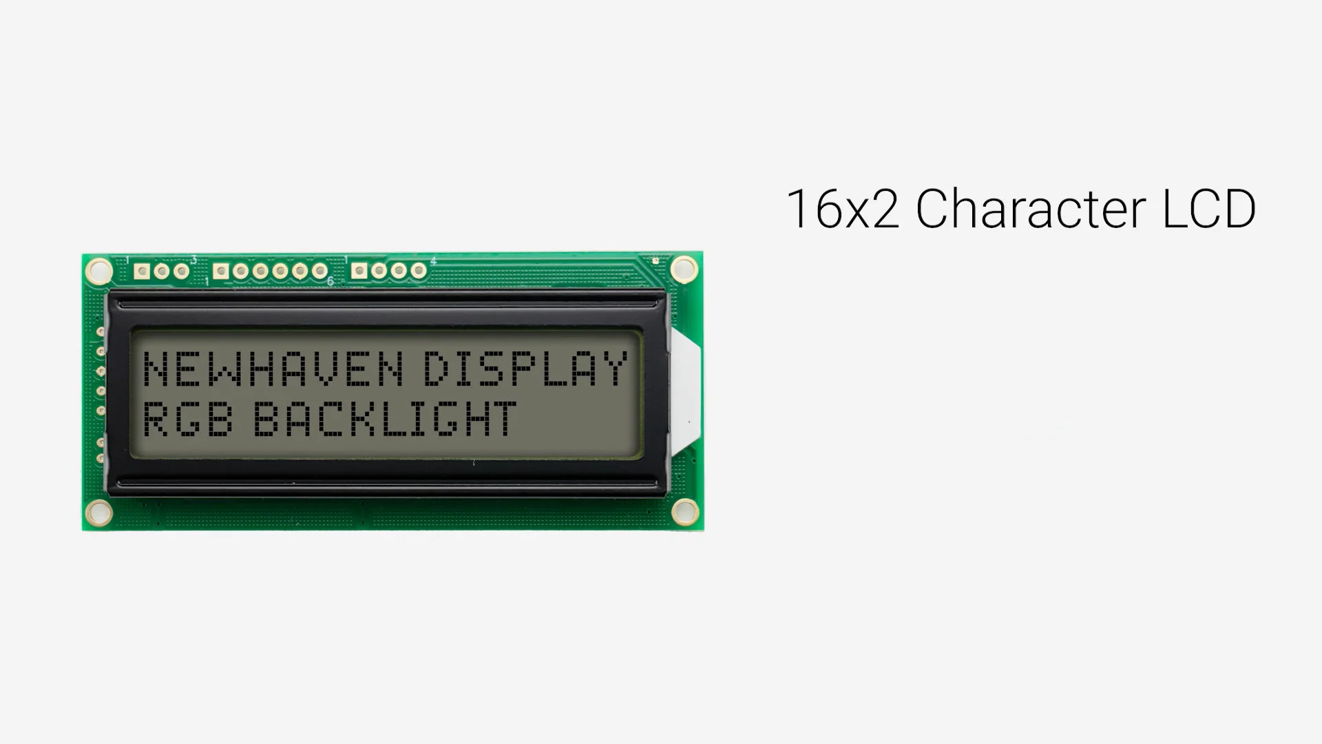 16x2 Character LCD | FSTN+ Serial Display with RGB Backlight