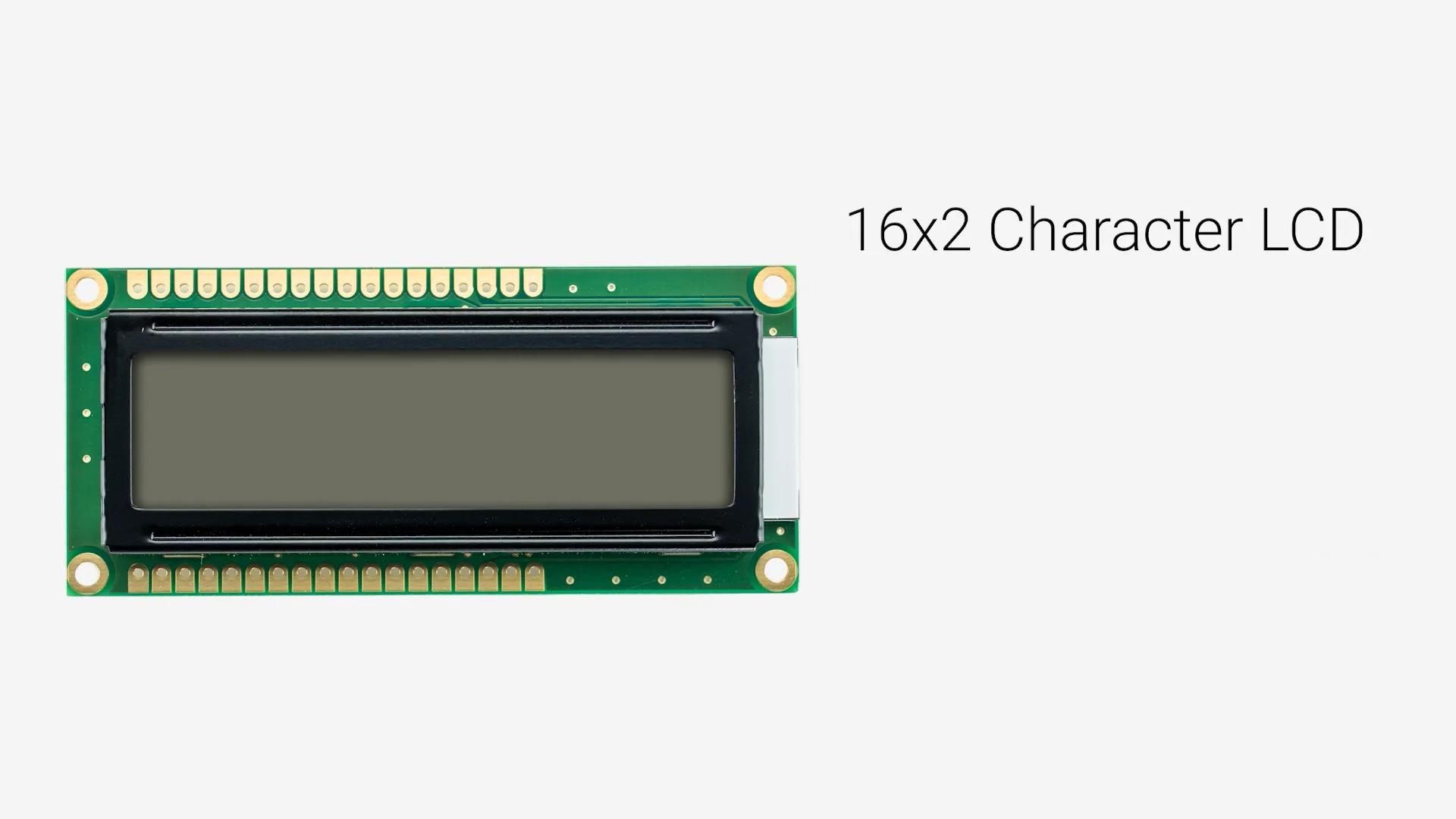 16x2 文字LCD | FSTN+ ディスプレイ K1Z RGBバックライト付き