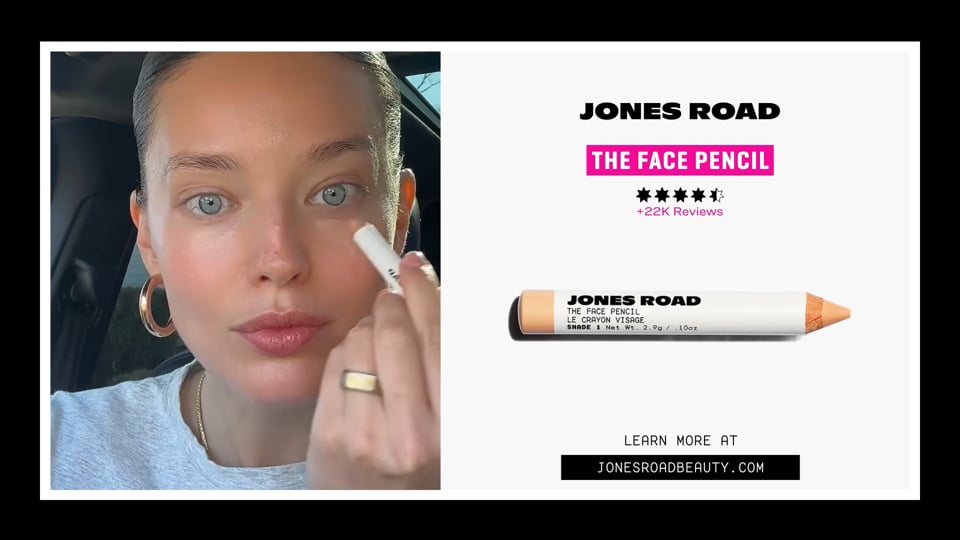Jones Road | The Face Pencil & Miracle Balm | 30s Premium Ad
