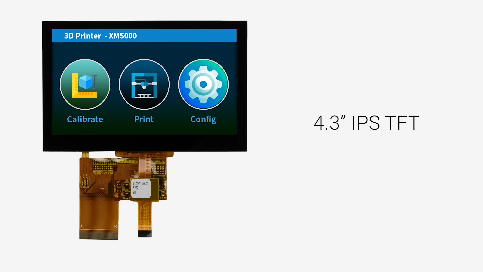 860ページ！！ 4.3 inch IPS High Resolution TFT LCD with Capacitive Touchscreen