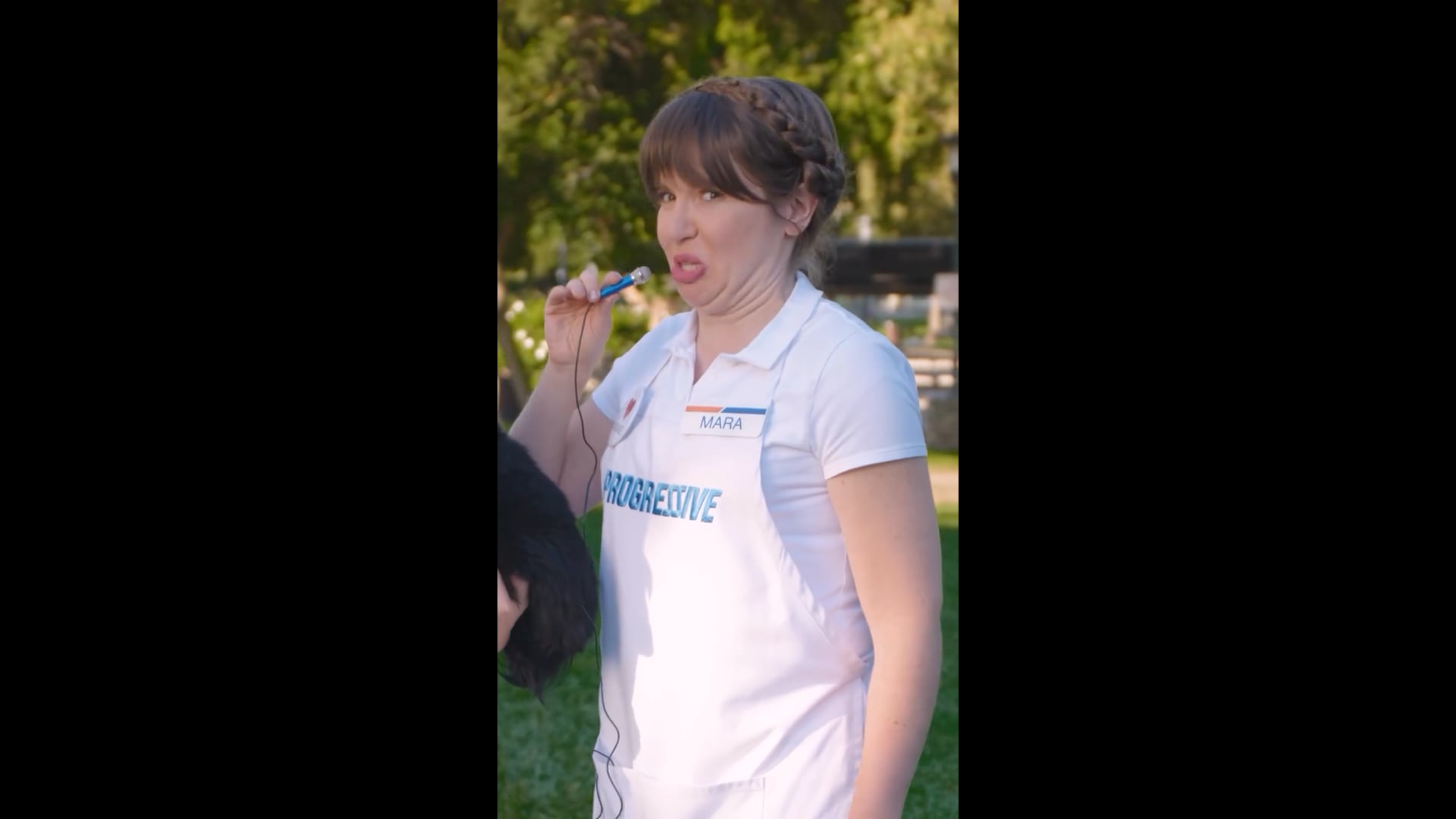 Progressive Dog on the Street