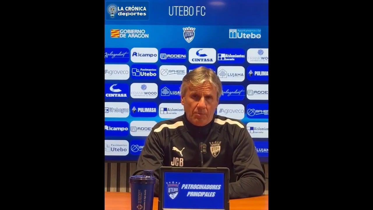 LA PREVIA / CD Náxara - Utebo FC / JUAN CARLOS BELTRÁN (Entrenador Utebo) Jor. 7- Segunda Rfef / Gr 2 / Fuente: Facebook Utebo FC