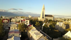 DRONE SUNSET RIDE, ICELAND