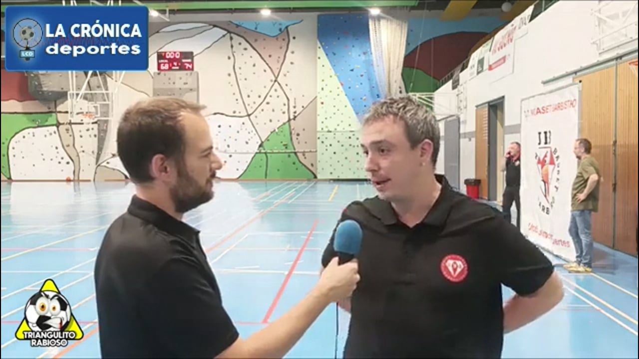 (ENTREVISTAS POST PARTIDO) Letra Corpórea Barbastro 68-74 UE Sant Cugat / 3ª FEB Grupo C- A / Fuente: El Triangulito Rabioso
