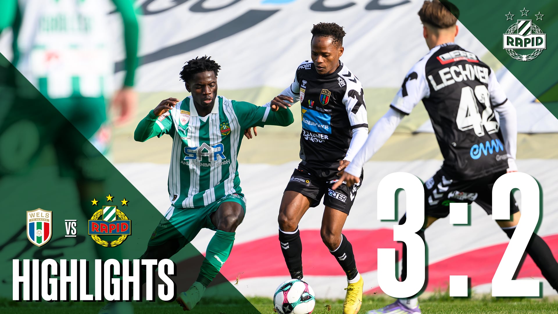 Highlights: FC HOGO Hertha Wels - SK Rapid II