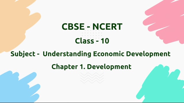 Development – Class 10 Economics