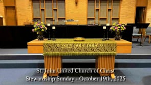 Stewardship Sunday - October 19th, 2025