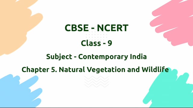 Natural Vegetation and Wildlife