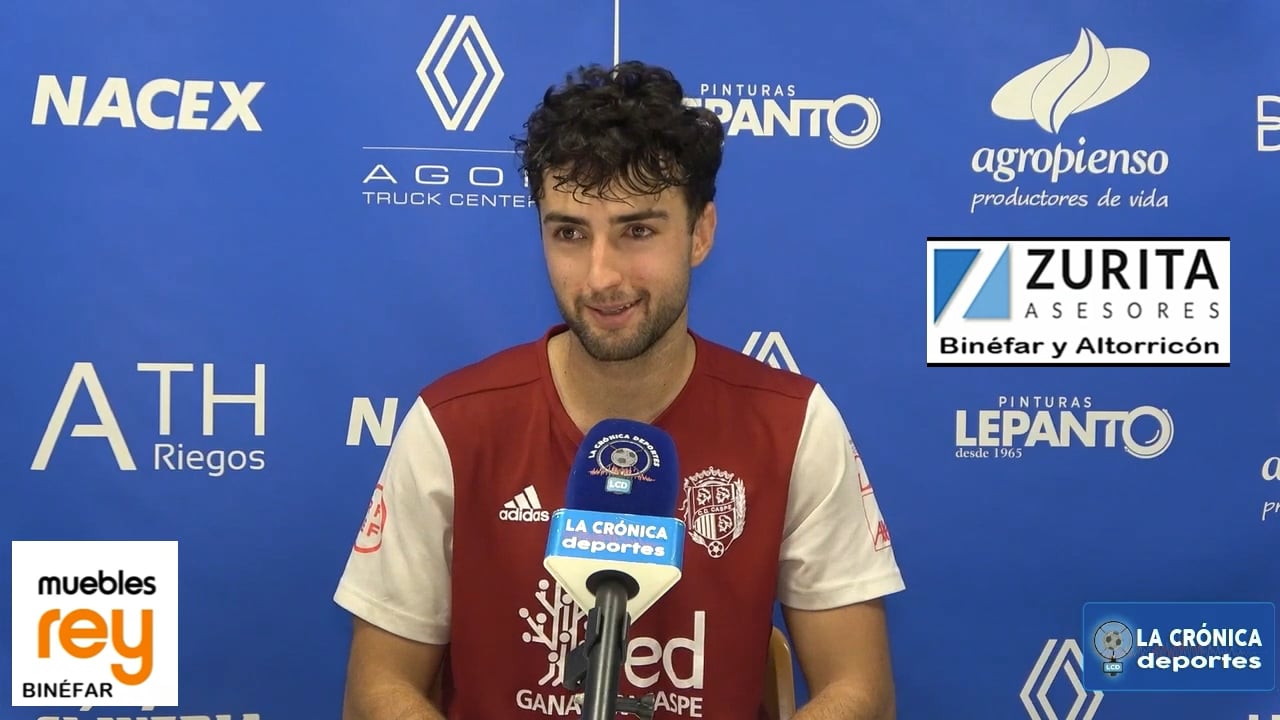 CHARNECA (Jugador Caspe) CD Binéfar 0-1 CD Caspe / Jor. 7 / Tercera Rfef