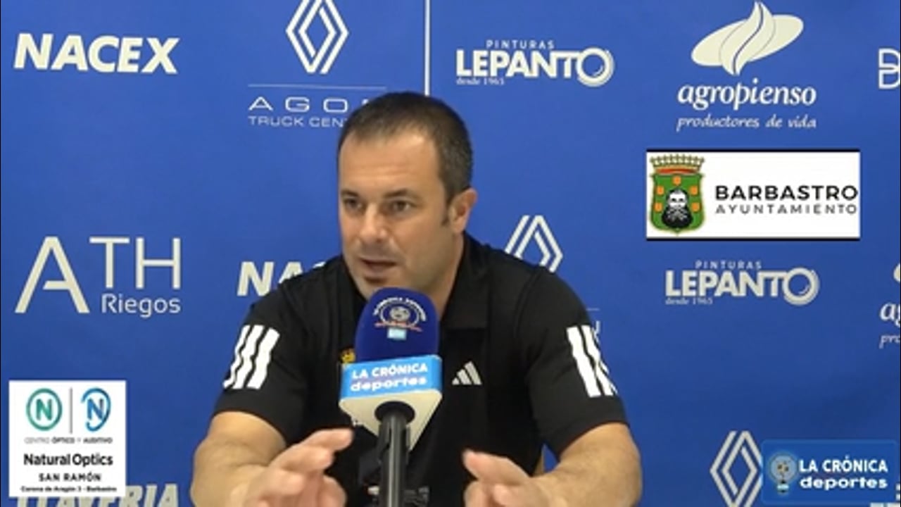 JAVI ROMERO (Entrenador Caspe) CD Binéfar 0-1 CD Caspe / Jor. 7 / Tercera Rfef