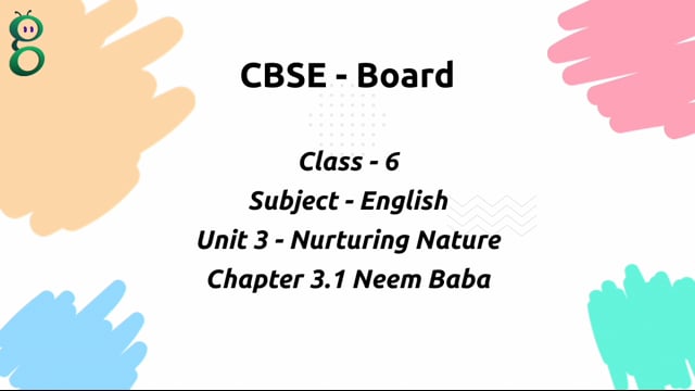 Neem Baba – Class 6 English