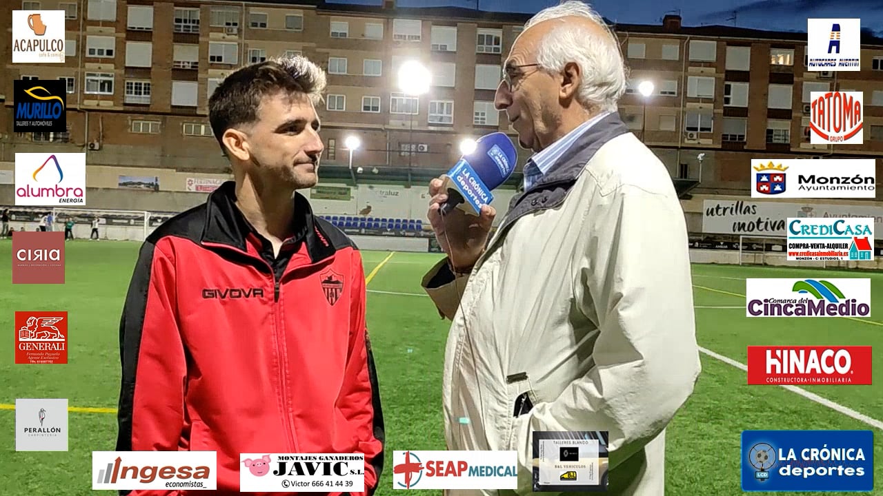 SAÚL  LARROSA (2º Entrenador Monzón) CD Utrillas 1-2 At.Monzón Alumbra / J 7 / 3ª RFEF