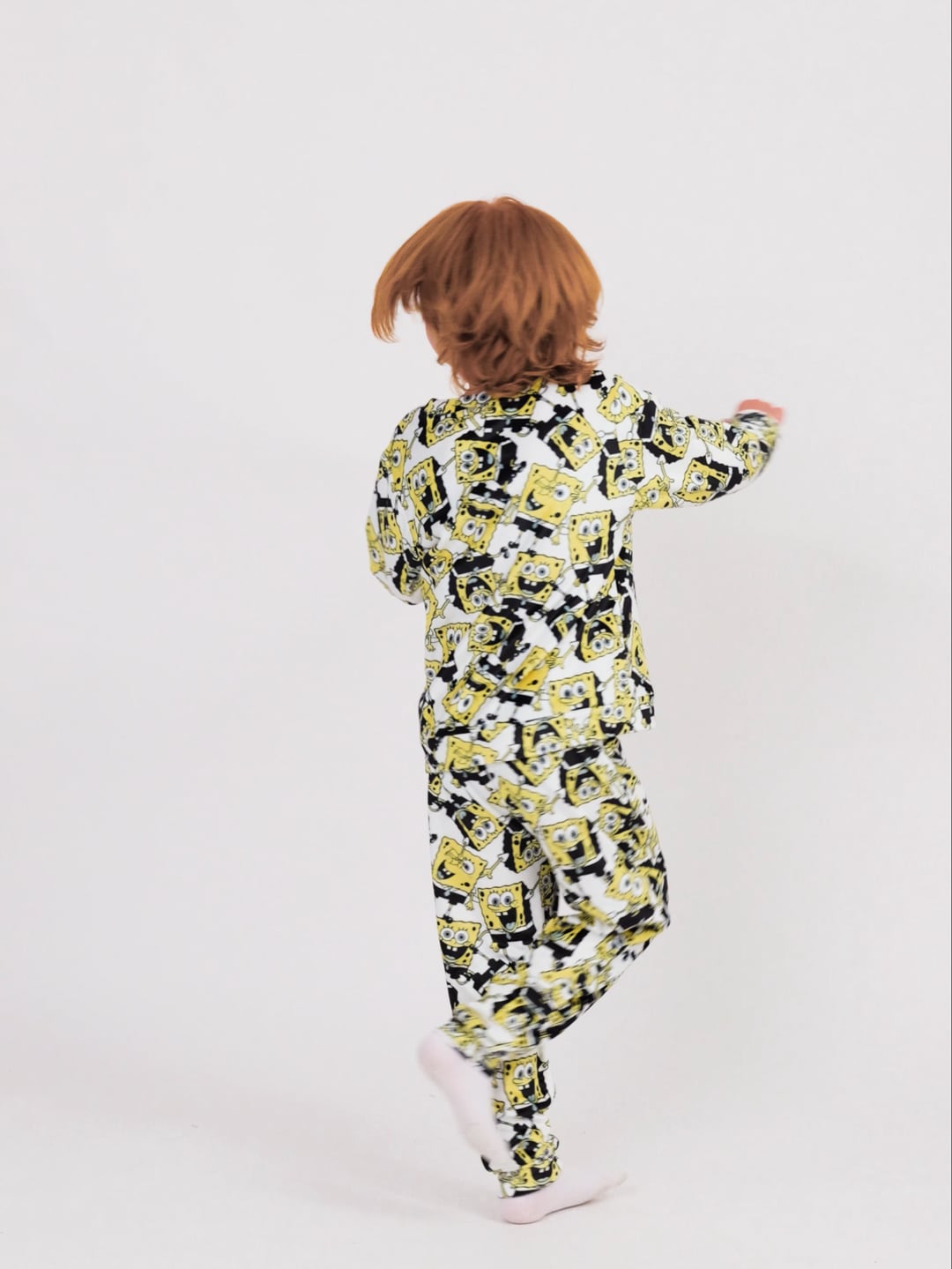 סט פיג’מה קטיפתי SPONGEBOB