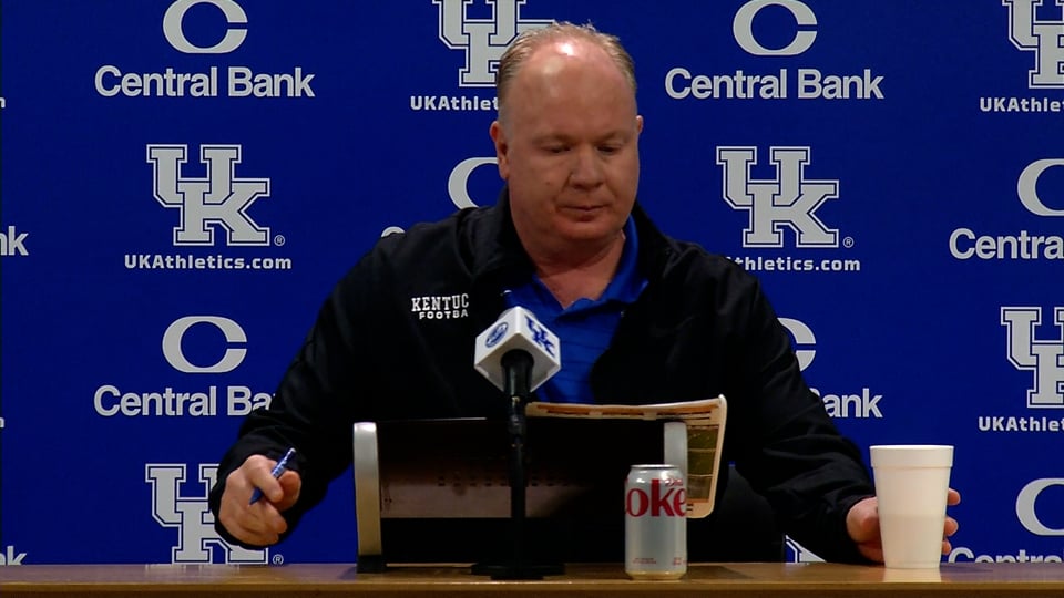 VIDEO: Coach Mark Stoops Previews UK-Tennessee Game