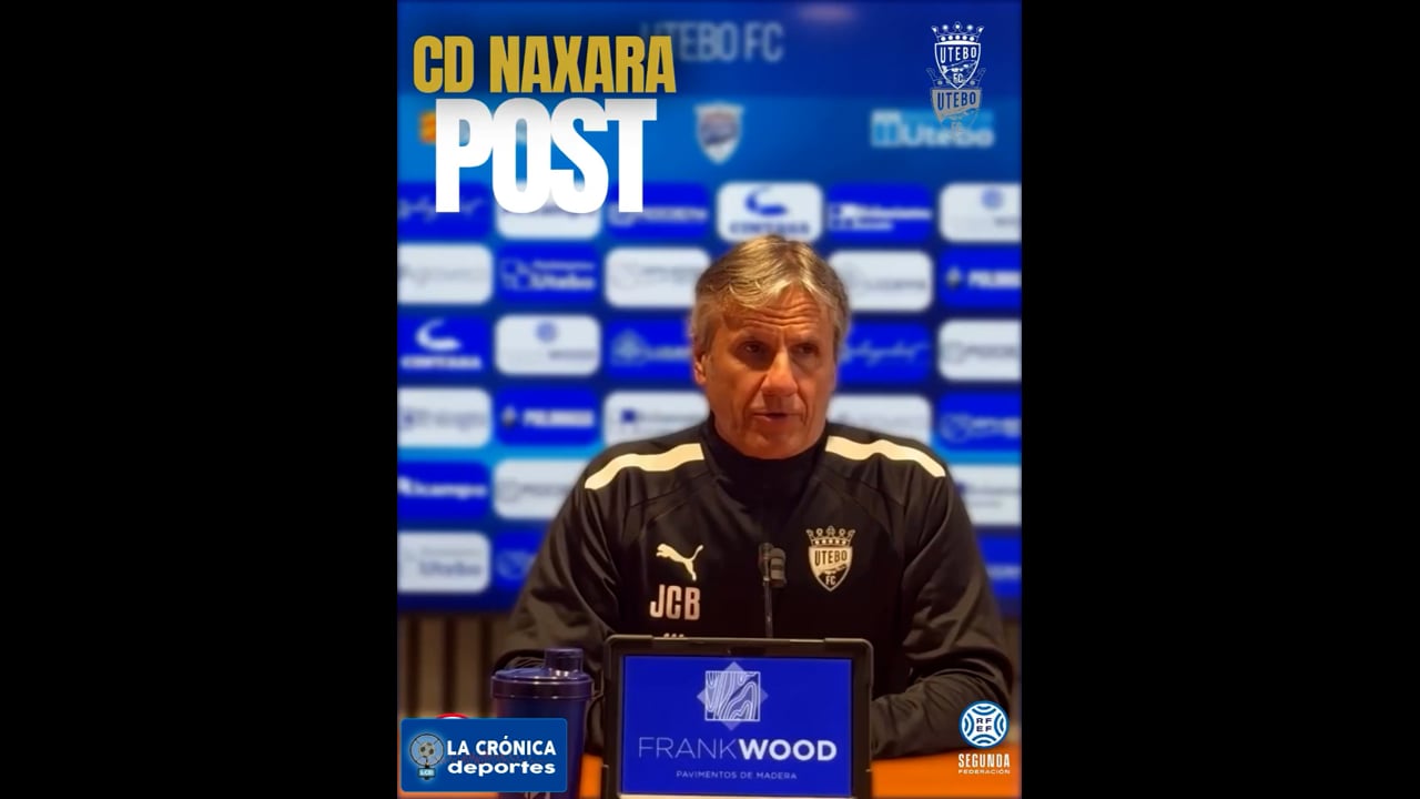 JUAN CARLOS BELTRÁN (Entrenador Utebo) CD Náxara 0-2 Utebo FC / Jor. 7 - Segunda Rfef / Gr 2 / Fuente: Facebook Utebo FC