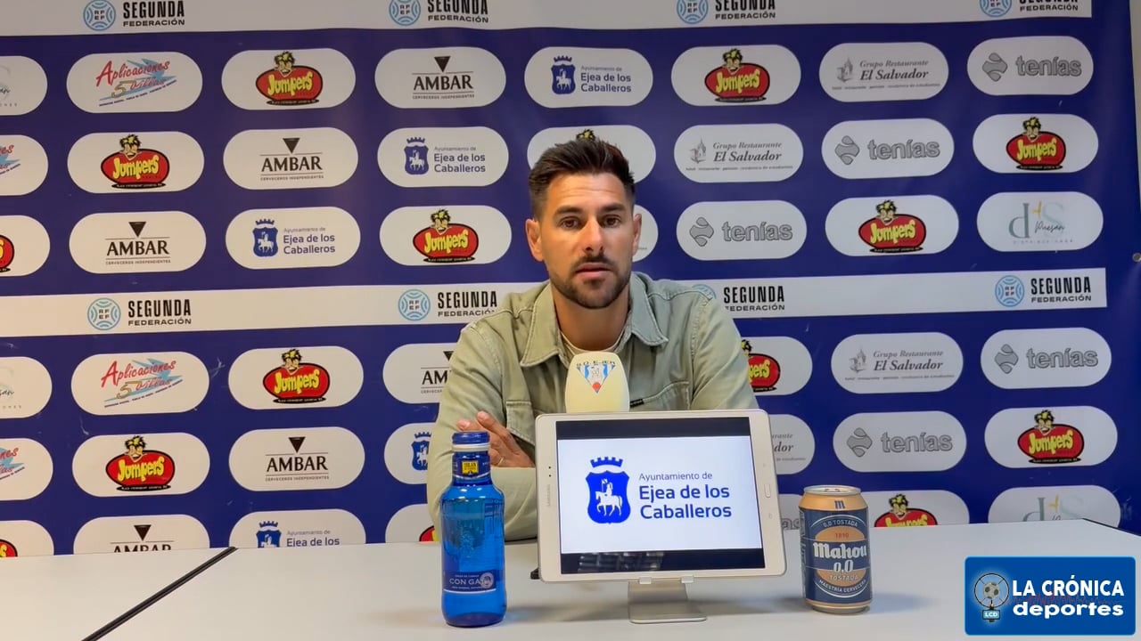 LUSO DELGADO (Entrenador Ejea) SD Ejea 3-1 CD Basconia / Jor. 7- Segunda Rfef / Gr 2 / Fuente: SD Ejea