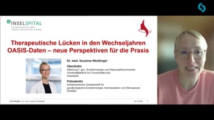 Therapeutische Lücken in den Wechseljahren schliessen – OASIS-Daten und neue Perspektiven für die Praxis