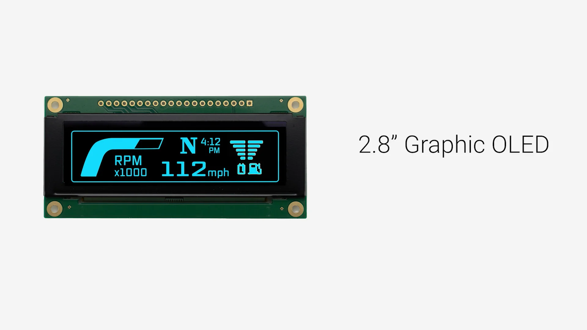 2.8 inch Blue Graphic OLED Module