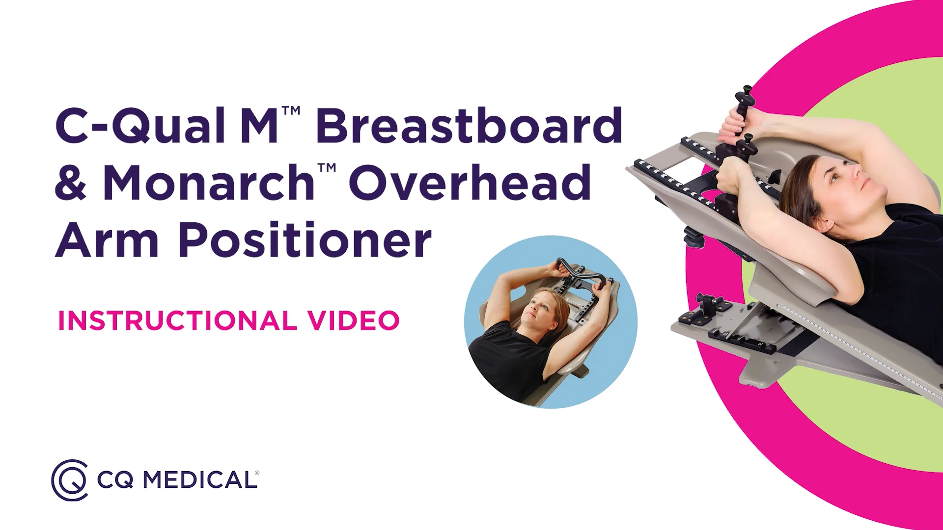洋楽 C-QUAL C-Qual M Breastboard & Monarch Overhead Arm Positioner Video