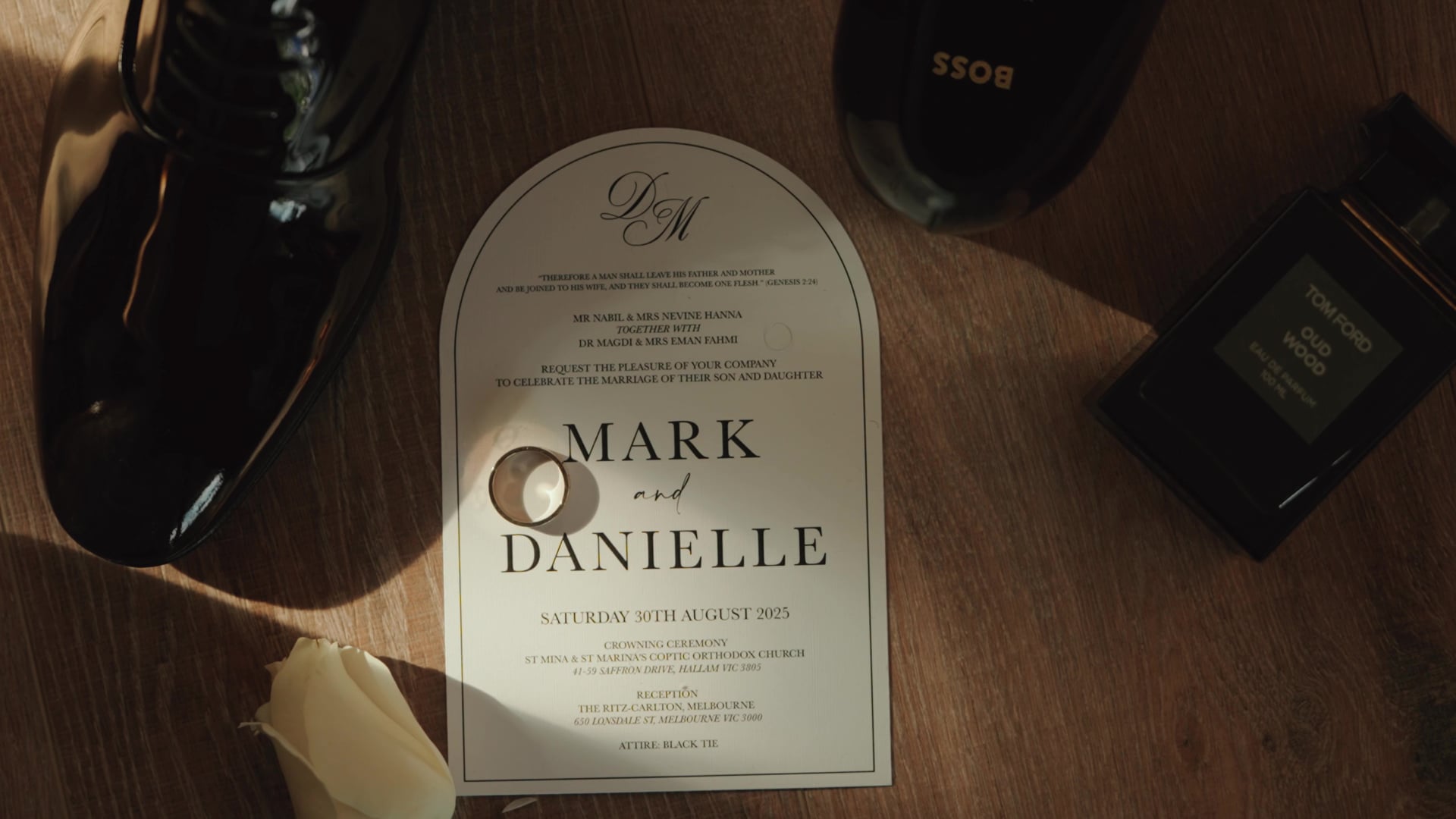 Mark and Danielle wedding film at The Ritz-Carlton Melbourne by C2 Films