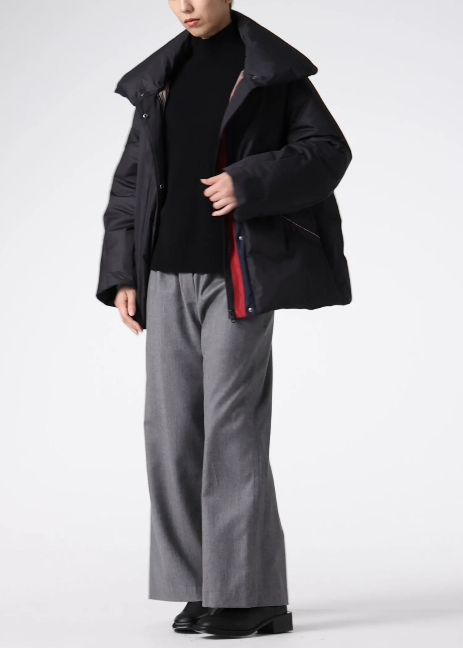 Paul Smith BLACK【美品】ジャケット4Lワイドパンツ5L ウールフランネル ワイドパンツ / Paul Smith | ファッション通販