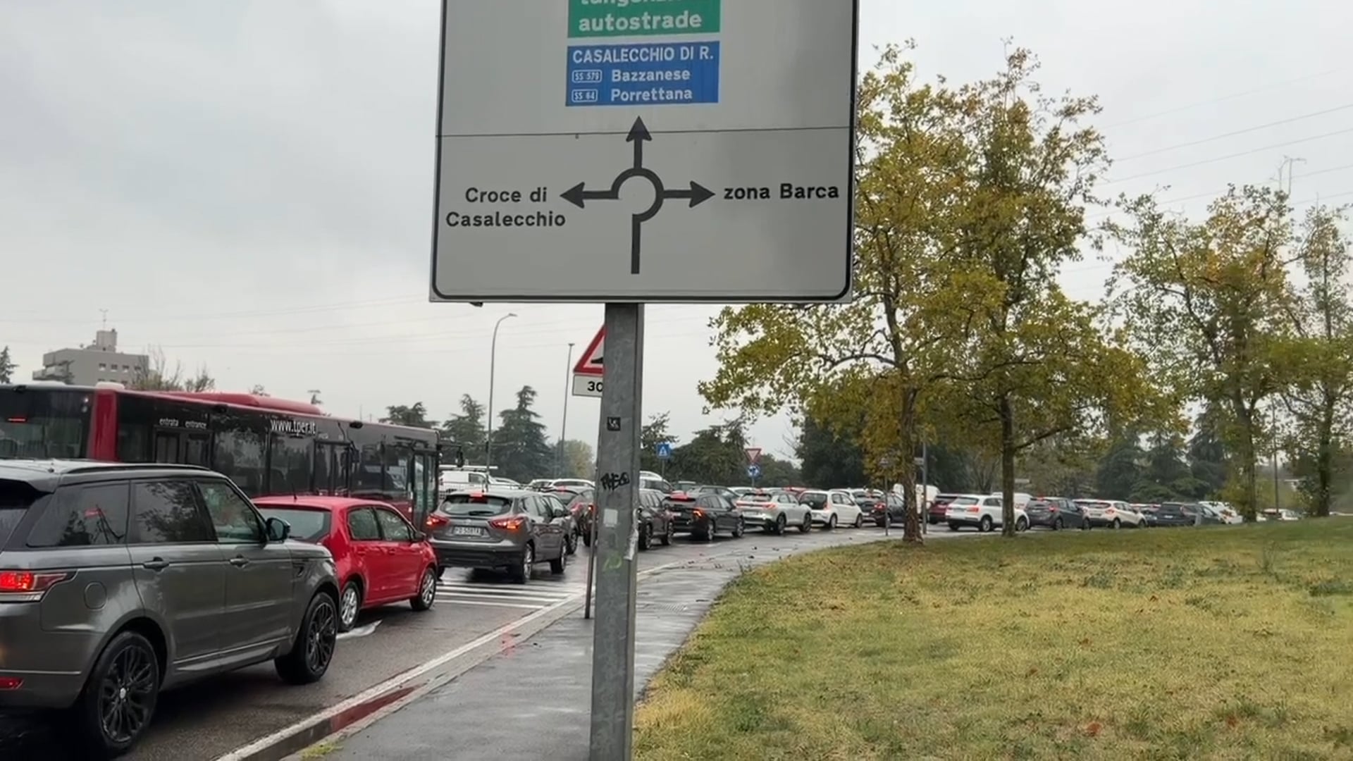 Traffico paralizzato a Bologna per tamponamenti nell’asse attrezzato