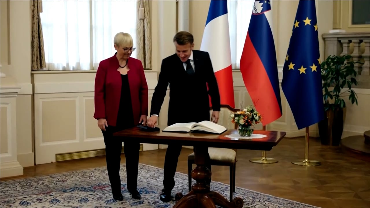 Golob in Macron podpisala pomembno izjavo