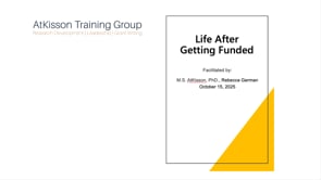 ATG Brown Bag | Life After Getting Funded