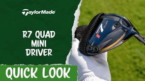 TaylorMade R7 Quad Mini Driver Quick Look