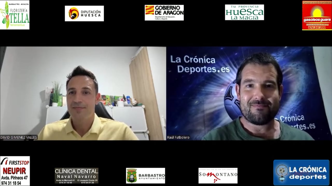 "Jornada 6" Análisis Regional Preferente G1 / DAVID GIMÉNEZ (Entrenador Fraga)