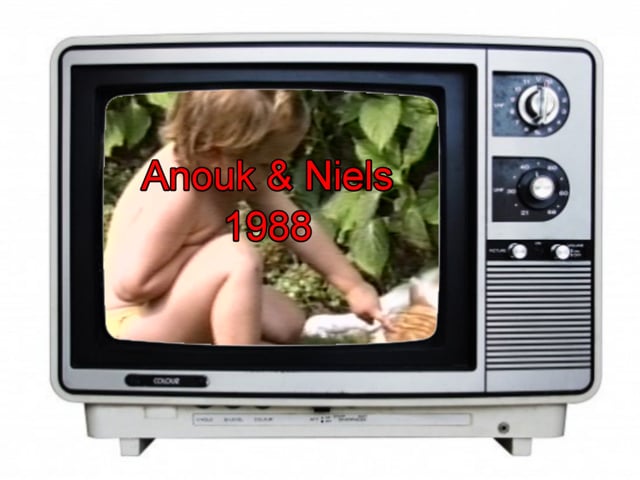 Anouk en Niels 1988