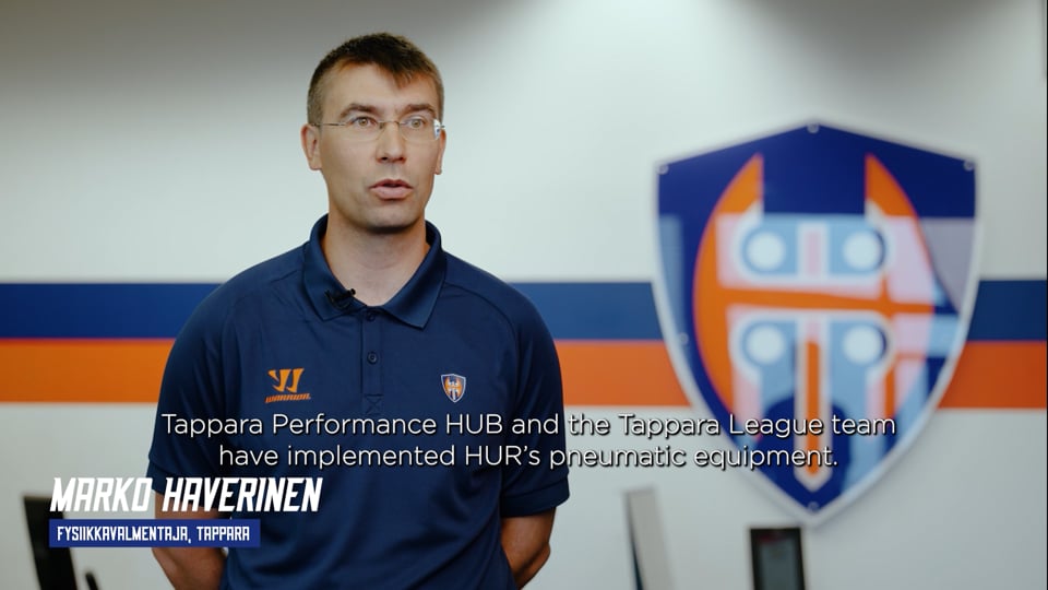 HUR sprave za trening snage vrhunskih hokejaša Tappara, Finska. 