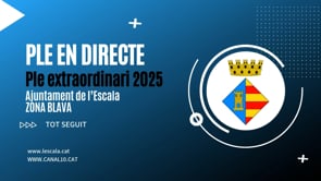 Ple Extraordinari Octubre 2025 - Zona Blava