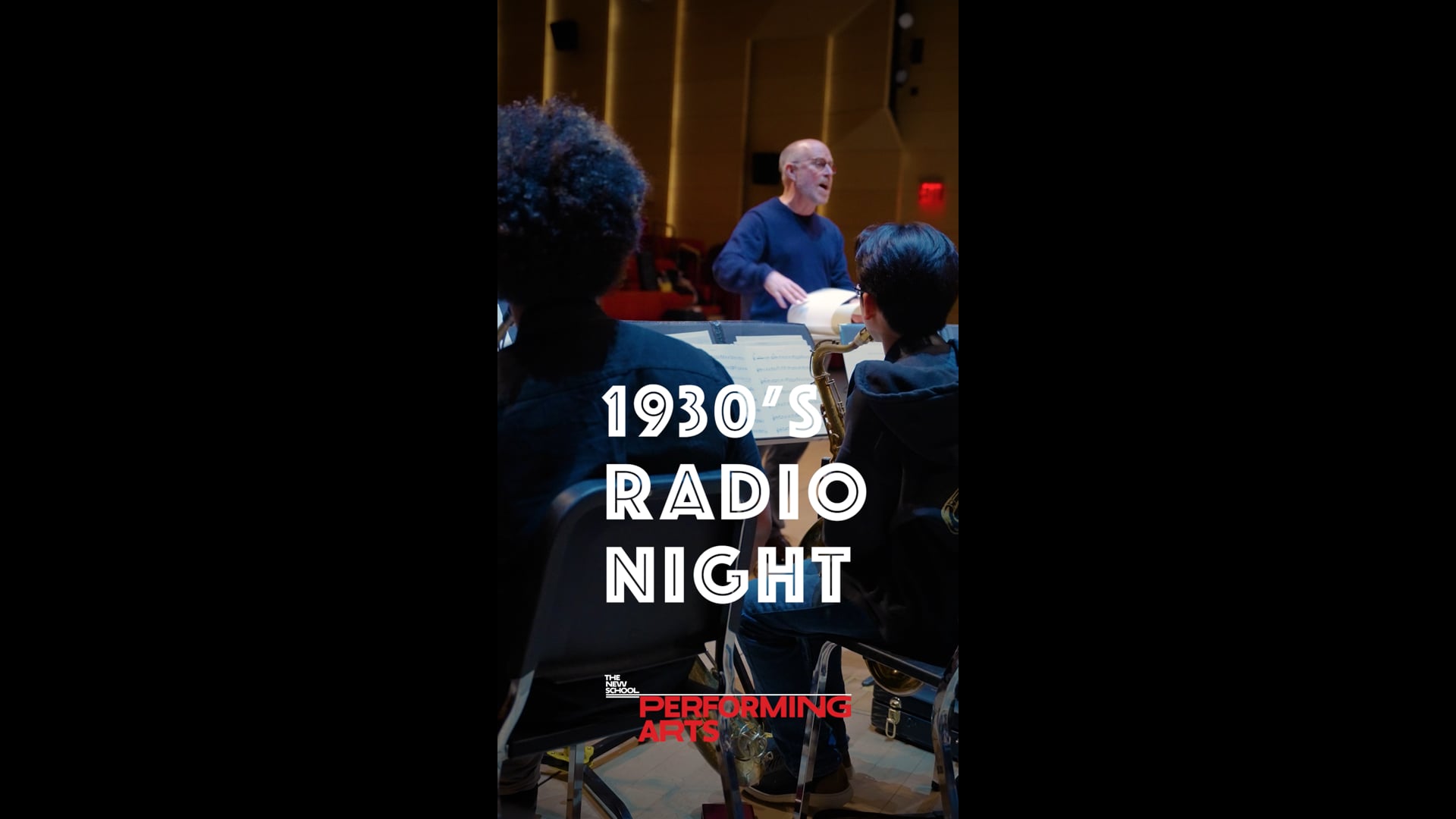 1930s RADIO NIGHT - The New School College of Performing Arts