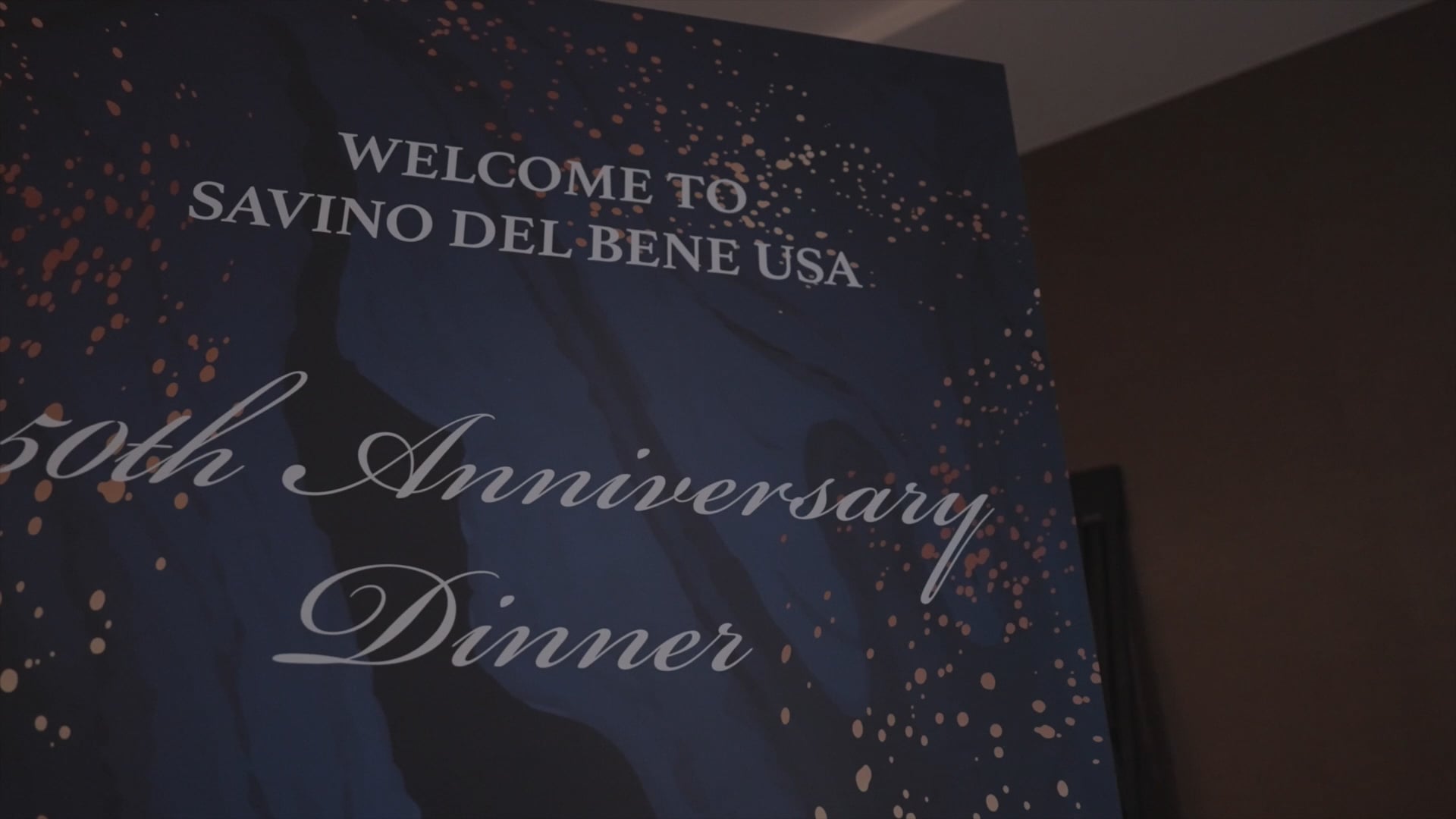 Savino Del Bene 50th Dinner Anniversary