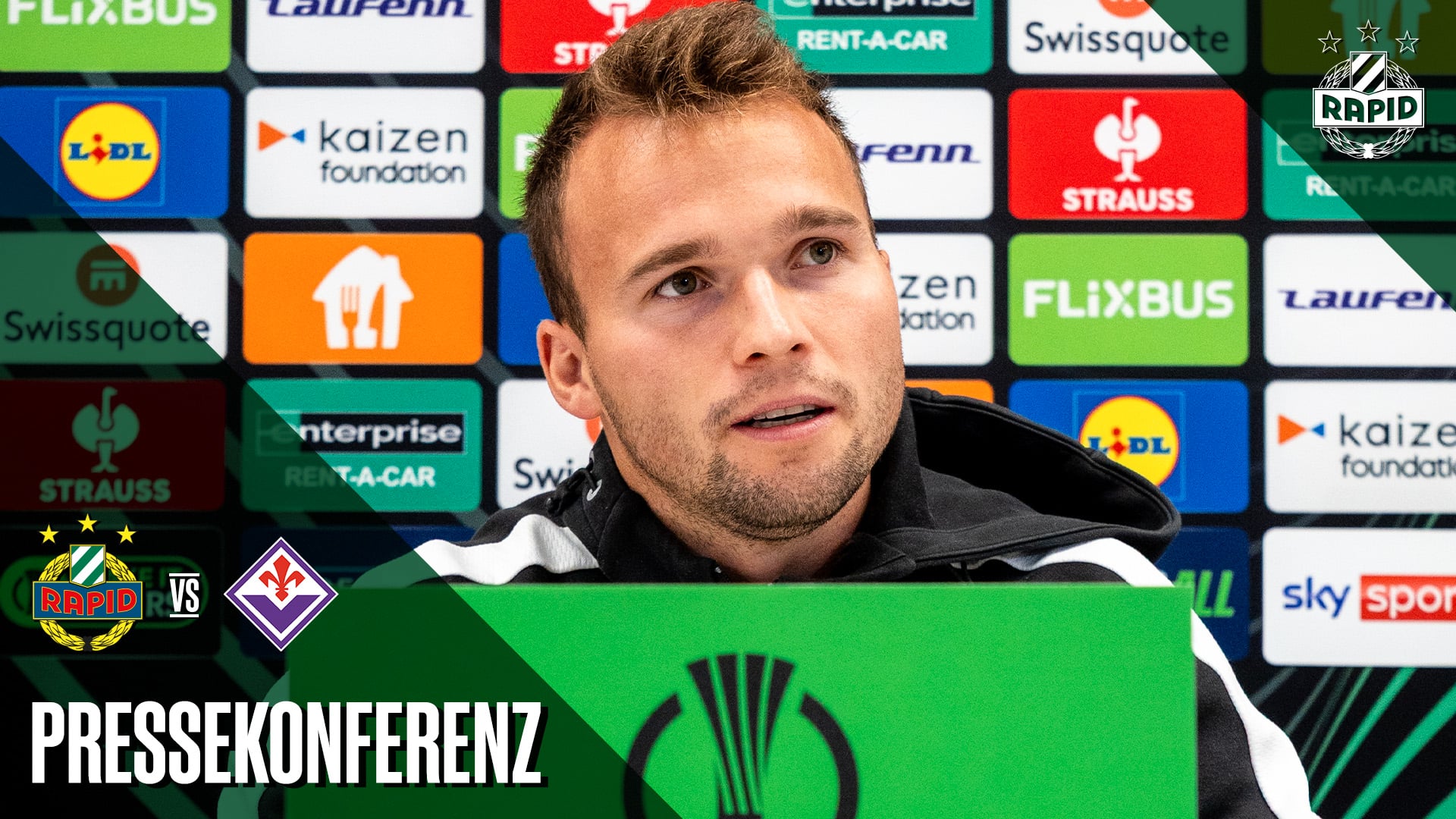 Pressekonferenz vor dem Spiel gegen  Fiorentina