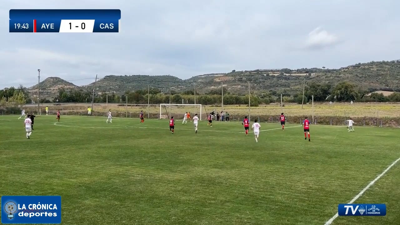 (RESUMEN Y GOL) CF Ayerbe 1-0 CD Castejón / Jor. 5 - 2ª Regional Gr 2-1 / Fuente: Facebook CD Castejón